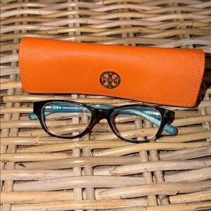 Tory Burch - Blue Brown Havana Tortoise/Blue Lark glasses/ frames - TY2031